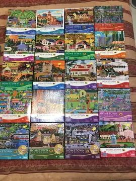 20 Hometown Collection Puzzles 1000 pièces