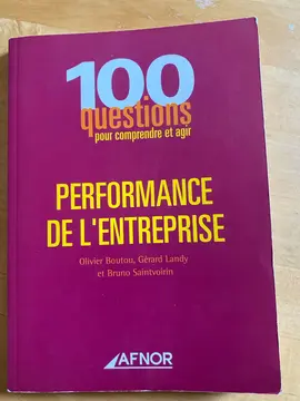 livre - Performance de l’entreprise