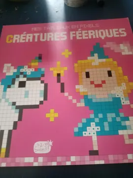 mes tableaux en pixels créatures féeriques