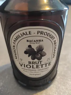 sirop de violette plein