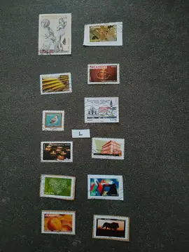 Timbres français lot L