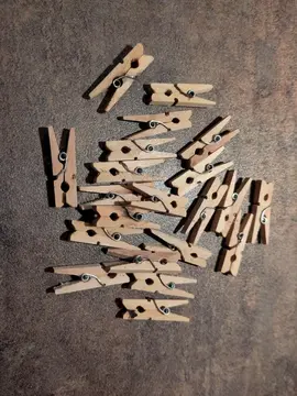 Lot de mini pinces à linge