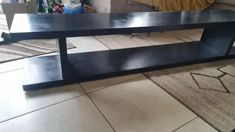 Meuble TV - Bois - Noir