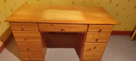 bureau pin massif