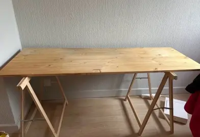 bureau sur traiteaux