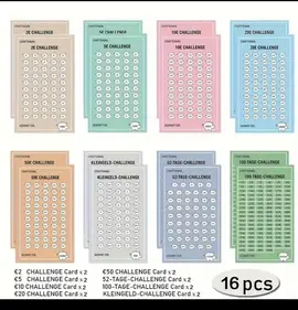 carte défi d'épargne neuf