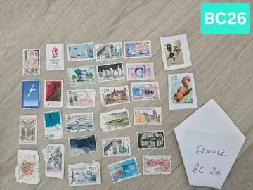Lot de timbres français BC26