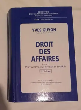 Livre Droit des affaires, éditions 2005