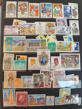 page unique timbres Maroc....