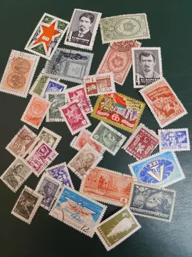 lot unique timbres CCCP