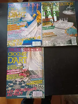 3 revues de crochet