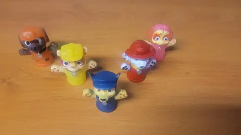 5 marionnettes de doigt Pat Patrouille