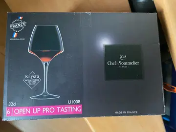 boîte vide de verres