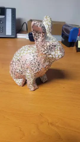 Petit Lapin Décoratif Loisir Créatif 18cm