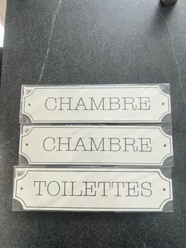 plaques de portes