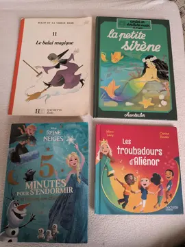 4 livres pour enfants. , réservé à Christine