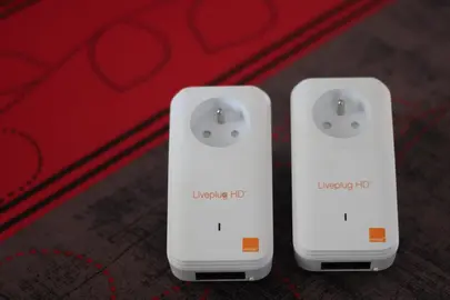 paire de live plug HD Orange