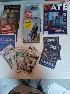 lot de papier et magazines