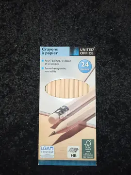 crayons à papier x 24