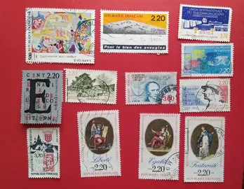 timbres 1989 (A), lot 135