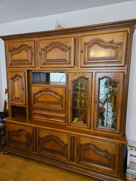 meuble chêne massif Roche et Bobois