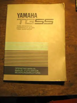 Mode d'emploi Yamaha TG55 en français