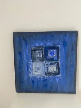 peinture sur toile cadre bois