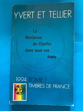 catalogue timbres Yvert et Tellier 1994