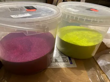 Sable coloré pour déco