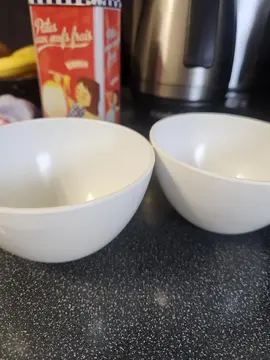 2 bols en mélanine avec couvercles