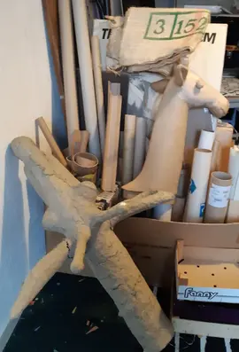 lot de carton,papier mâché