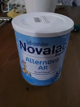 Lait en poudre Allernova AR anti-régurgitation Novalac expert