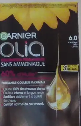 Coloration Garnier Olia châtain très clair