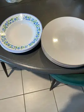 assiettes plates et creuses