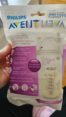 sachets lait maternel
