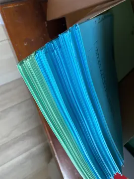 intercalaire, rigide, solide, imprimé d’un côté