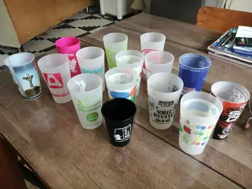 Lot de Gobelets publicitaires plastiques