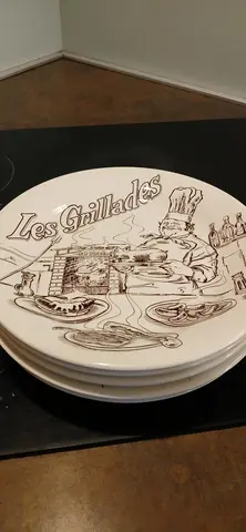 6 Assiettes plates