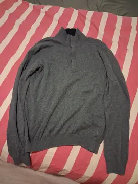 pull gris homme taille L