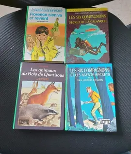 4 livres bibliothèque verte