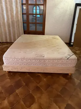 lit matelas + sommier 160 cm
