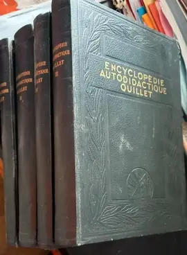 Encyclopédie didactique Quillet 4 tomes de I à IV