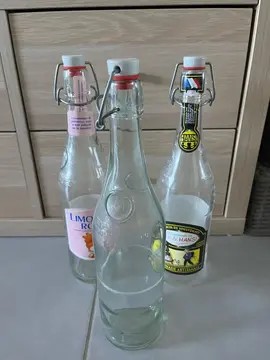 bouteilles en verres