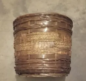 cache pot en vannerie