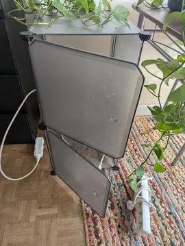 Petite étagère modulable avec porte