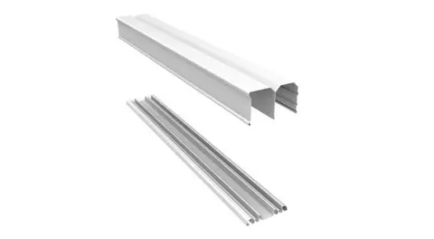 Rails portes coulissantes Spaceo Leroy Merlin