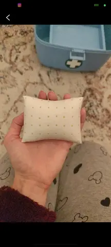 coussin pour boucles d'oreilles ou aiguilles couture