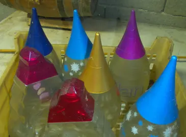 lot bouteilles evian collector