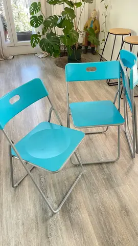 Lot de 3 chaises pliantes
