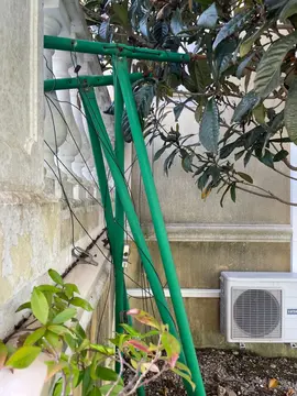 poteaux pour corde à linge